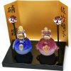 ガラス細工 木台付 お雛様 白 - Thumbnail Image 3