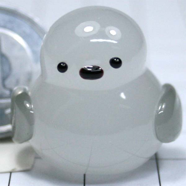ガラス細工 シマエナガ